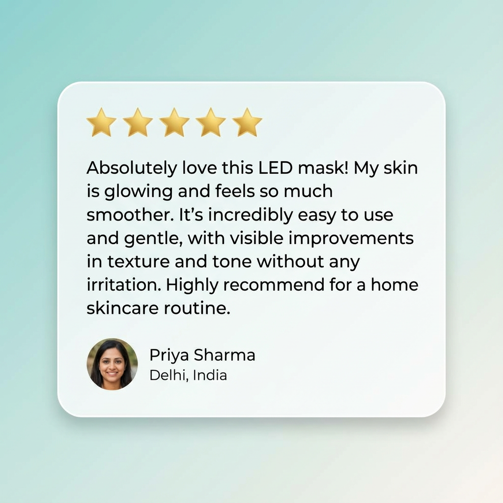 Dr. Nuro DermaLight 3-in-1 LED Therapy Mask -Reverse Signs of Aging, Fading Spots & Acne Marks — Boost Collagen & Glow from Within