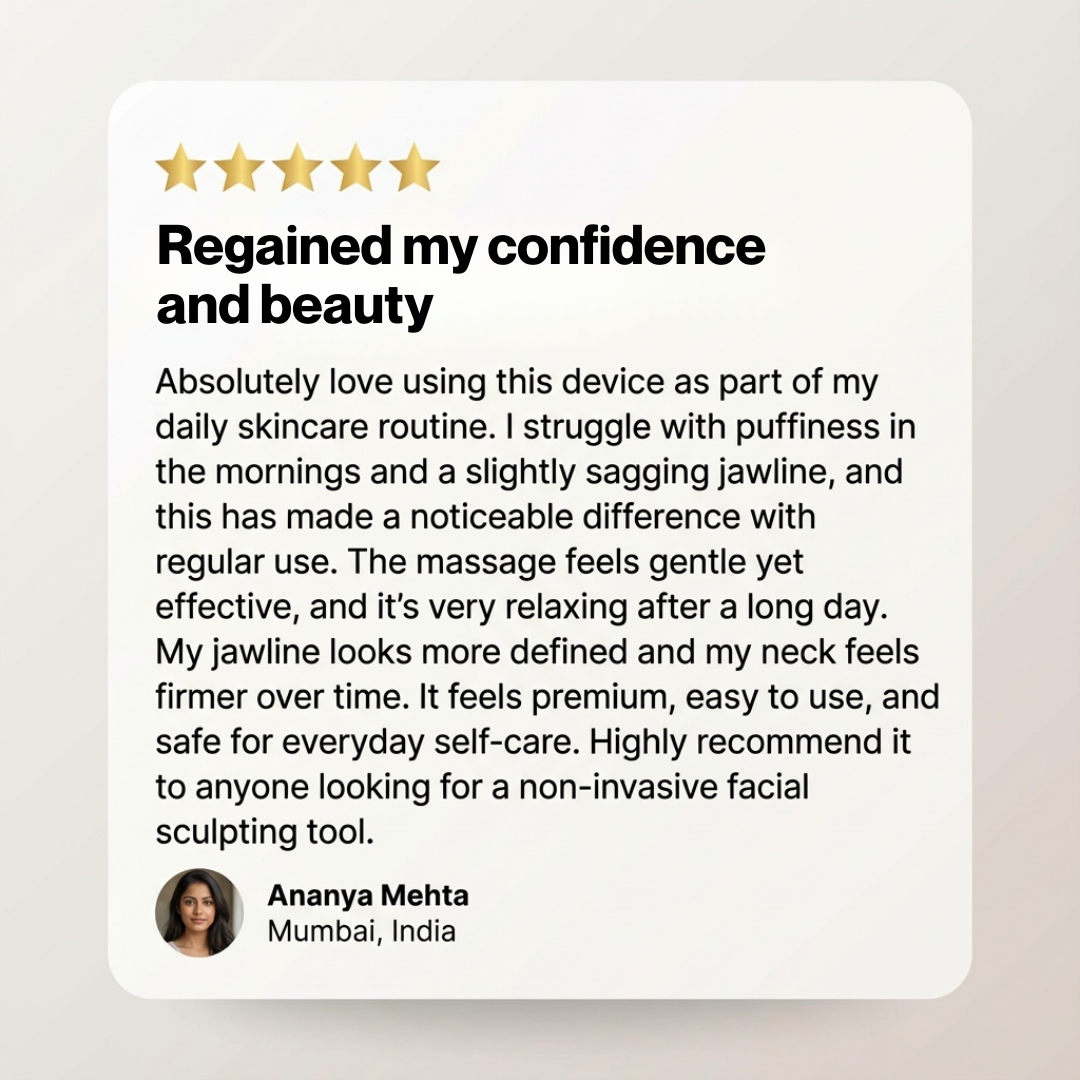 Dr. Nuro FaceLiftPro 3-in-1 Sculpting Massager - Tighten Skin, Reduce Double Chin & Define Jawline — Advanced Heat + Vibration for Visible Lift