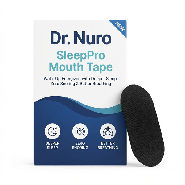 Dr. Nuro SleepPro Mouth Tape - Wake Up Energized with Deeper Sleep, Ze ...