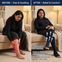 Dr Nuro Compression Socks - End Leg Pain, Reduce Swelling & Stop Varicose Veins - Medical-Grade Class 2 Support