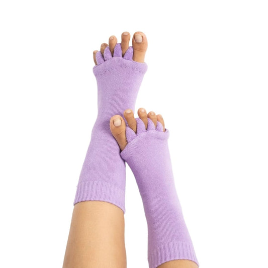 DrNuro™ Toe Alignment Socks - Bunion, Diabetic Neuropathy & Heal Pain Relief - Purple