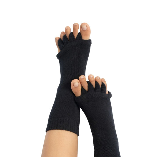 DrNuro™ Toe Alignment Socks - Bunion, Diabetic Neuropathy & Heal Pain Relief - Black