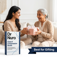 Dr Nuro Compression Socks - End Leg Pain, Reduce Swelling & Stop Varicose Veins - Medical-Grade Class 2 Support