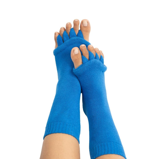 DrNuro™ Toe Alignment Socks - Bunion, Diabetic Neuropathy & Heal Pain Relief - Blue