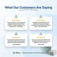 Dr. Nuro Herbal Detox Patches - Natural Body Detox, & Improved Circulation -  Stronger and Last Longing Erections