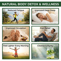 Dr. Nuro Herbal Detox Patches - Natural Body Detox, & Improved Circulation -  Stronger and Last Longing Erections