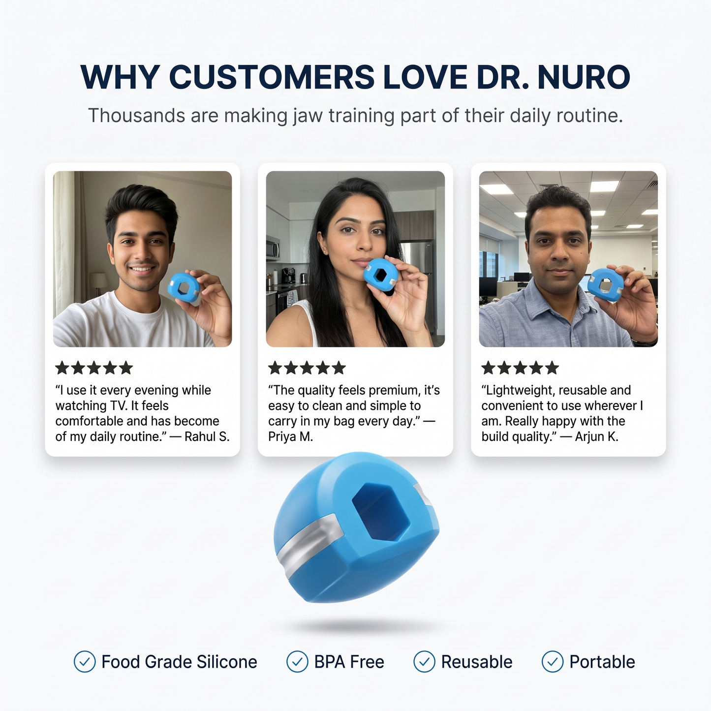 Dr. Nuro JawLine Pro Trainer - Pack of 2
