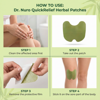 Dr. Nuro QuickRelief Herbal Patches - Fast-Acting Natural Relief for Arthritis, Knee Pain, Joint Pain & Muscle Stiffness