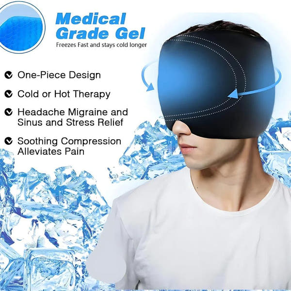 Dr. Nuro Migraine Relief Cap -  Cold & Compression Therapy