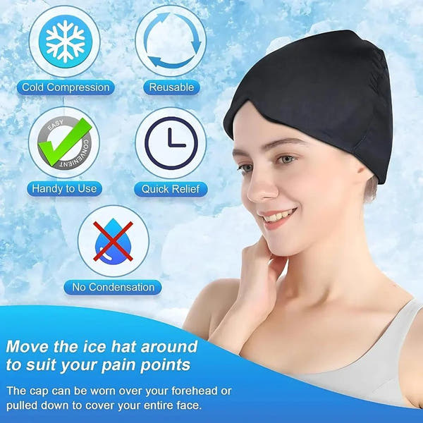 Dr. Nuro Migraine Relief Cap -  Cold & Compression Therapy