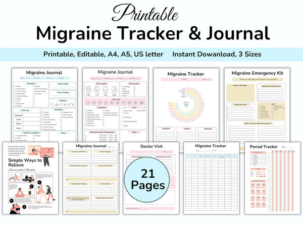 Migraine Tracker & Journal – By Dr. Nuro