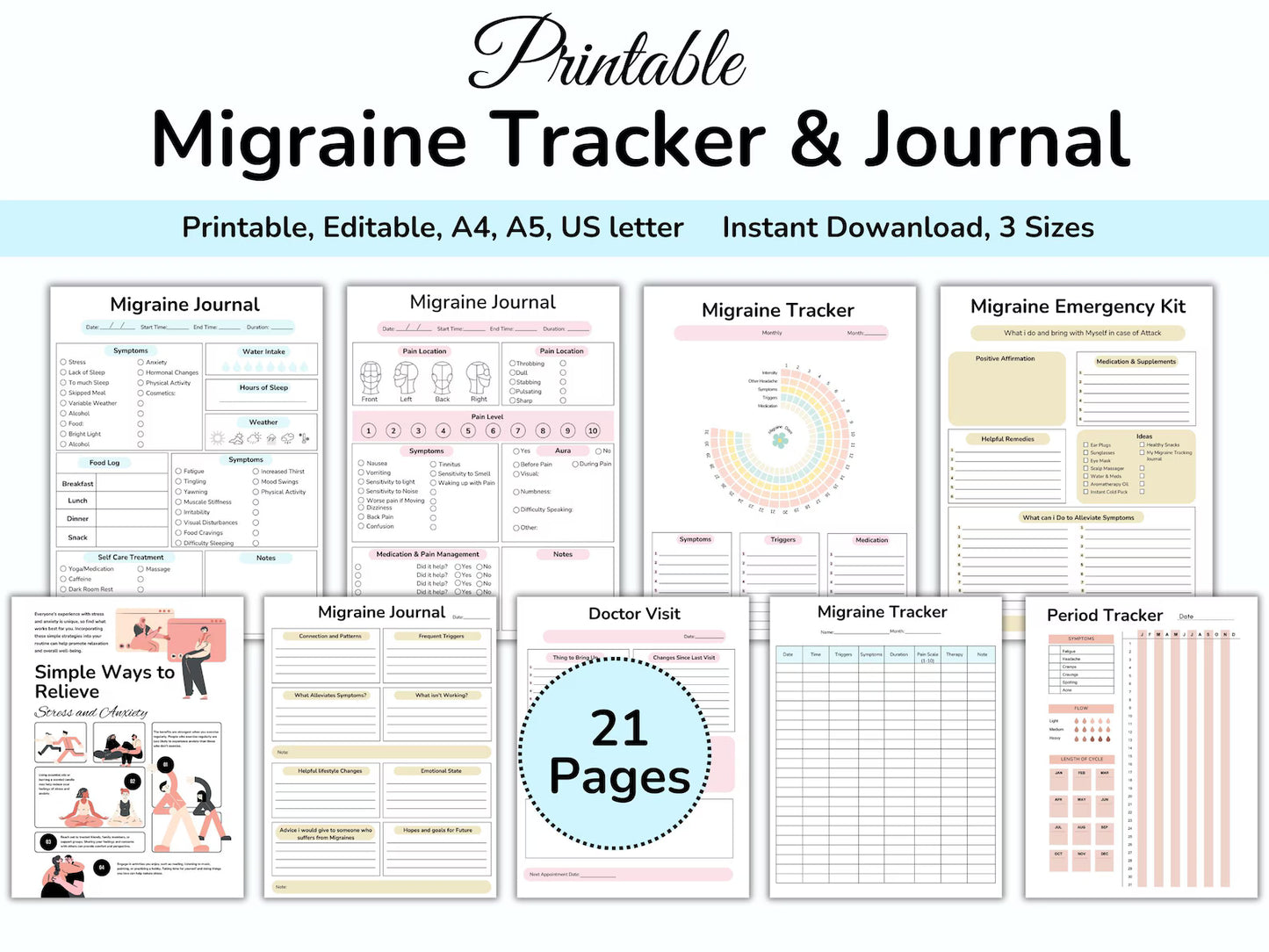Migraine Tracker & Journal – By Dr. Nuro