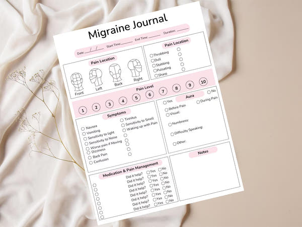 Migraine Tracker & Journal – By Dr. Nuro