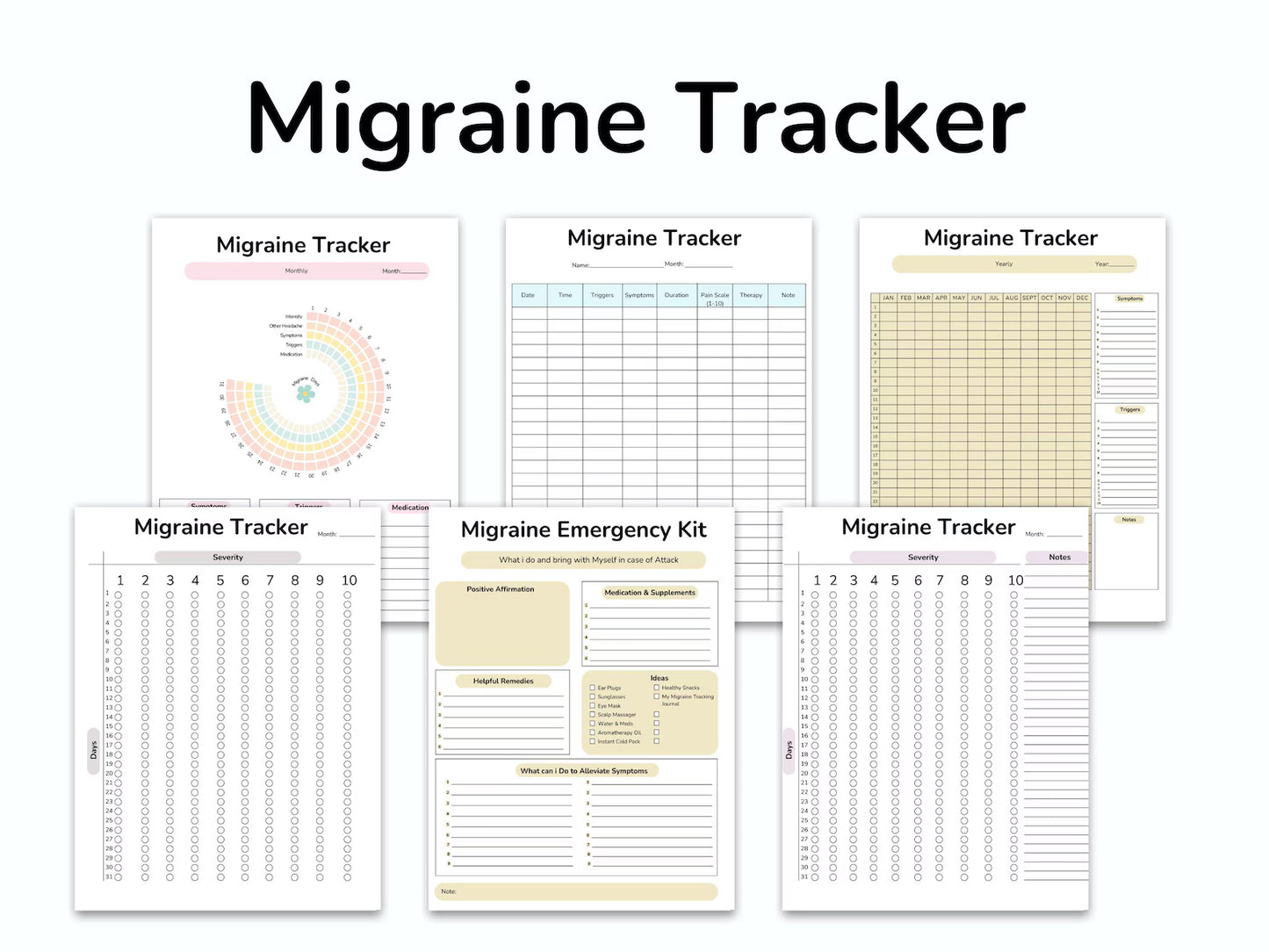 Migraine Tracker & Journal – By Dr. Nuro