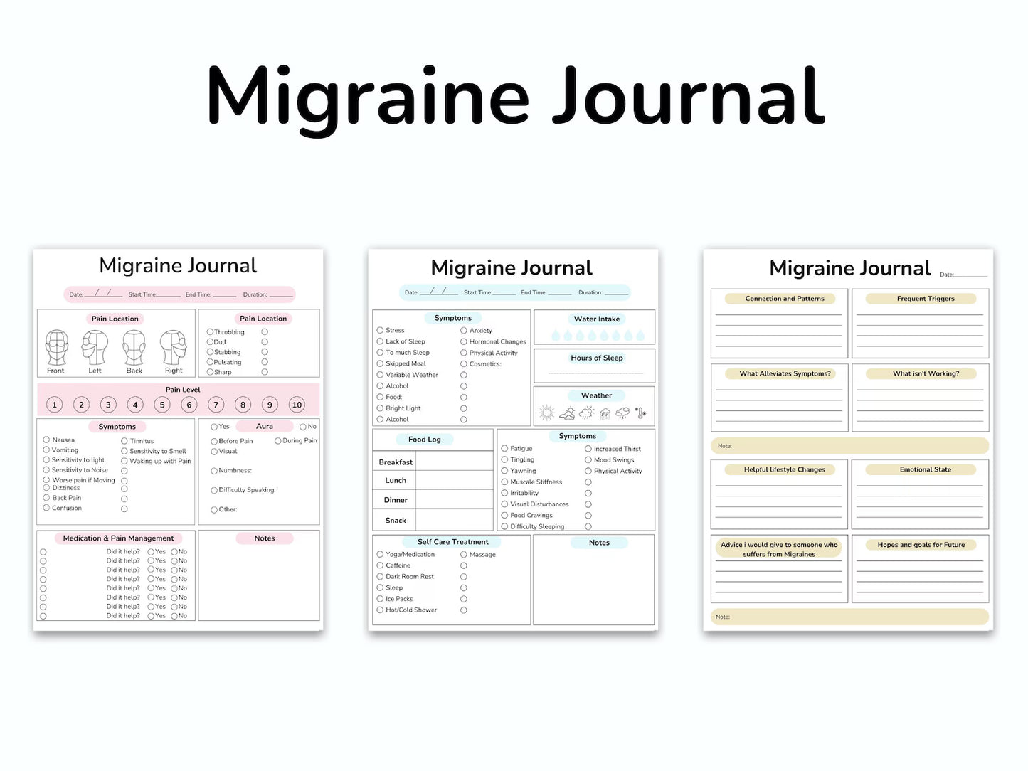 Migraine Tracker & Journal – By Dr. Nuro